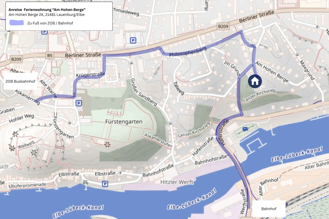 Ferienwohnung im Erdgeschoss